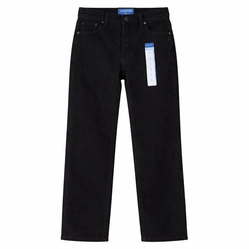 NWT ARIZONA JEANS CO. Black Straight Leg Jeans 6